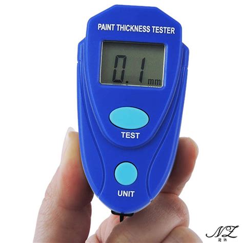 measuring car paint thickness|automotive paint thickness meter.